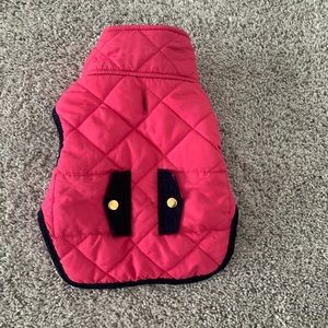 Pink dog jacket